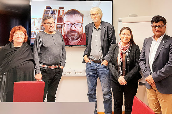 Kamrul Hossain visiting The Arctic University of Norway, Alta Campus