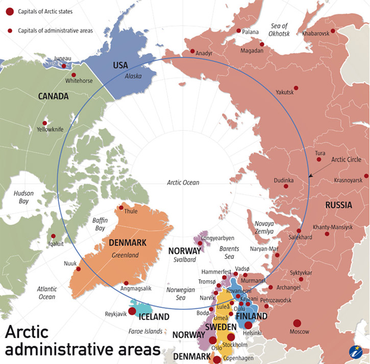 kirkenes kartta Administrative areas   Arctic Centre kirkenes kartta