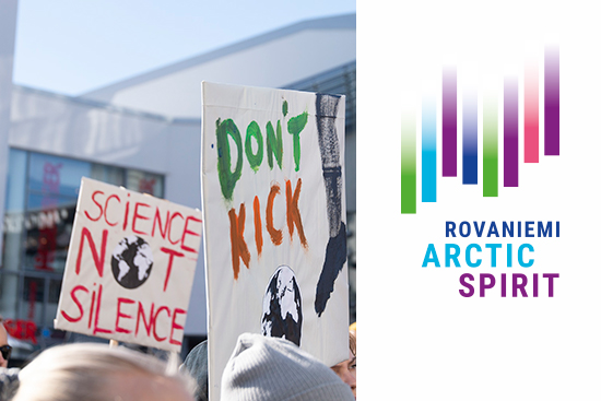 The theme of the Rovaniemi Arctic Spirit Conference 2019 is climate change and the future generations. Photo by Elli Alasaari.