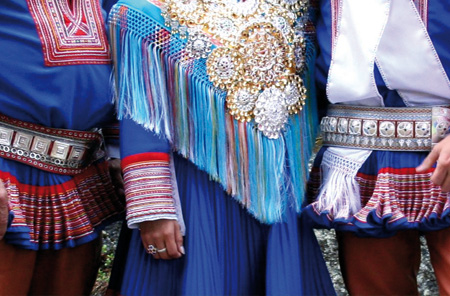 Sámi dresses. Photo: Jouni Näkkälä